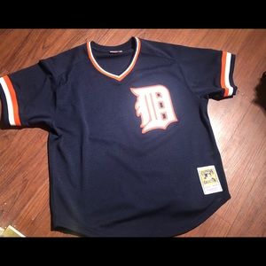 Authentic Detroit Tigers Cooperstown Jersey Blue